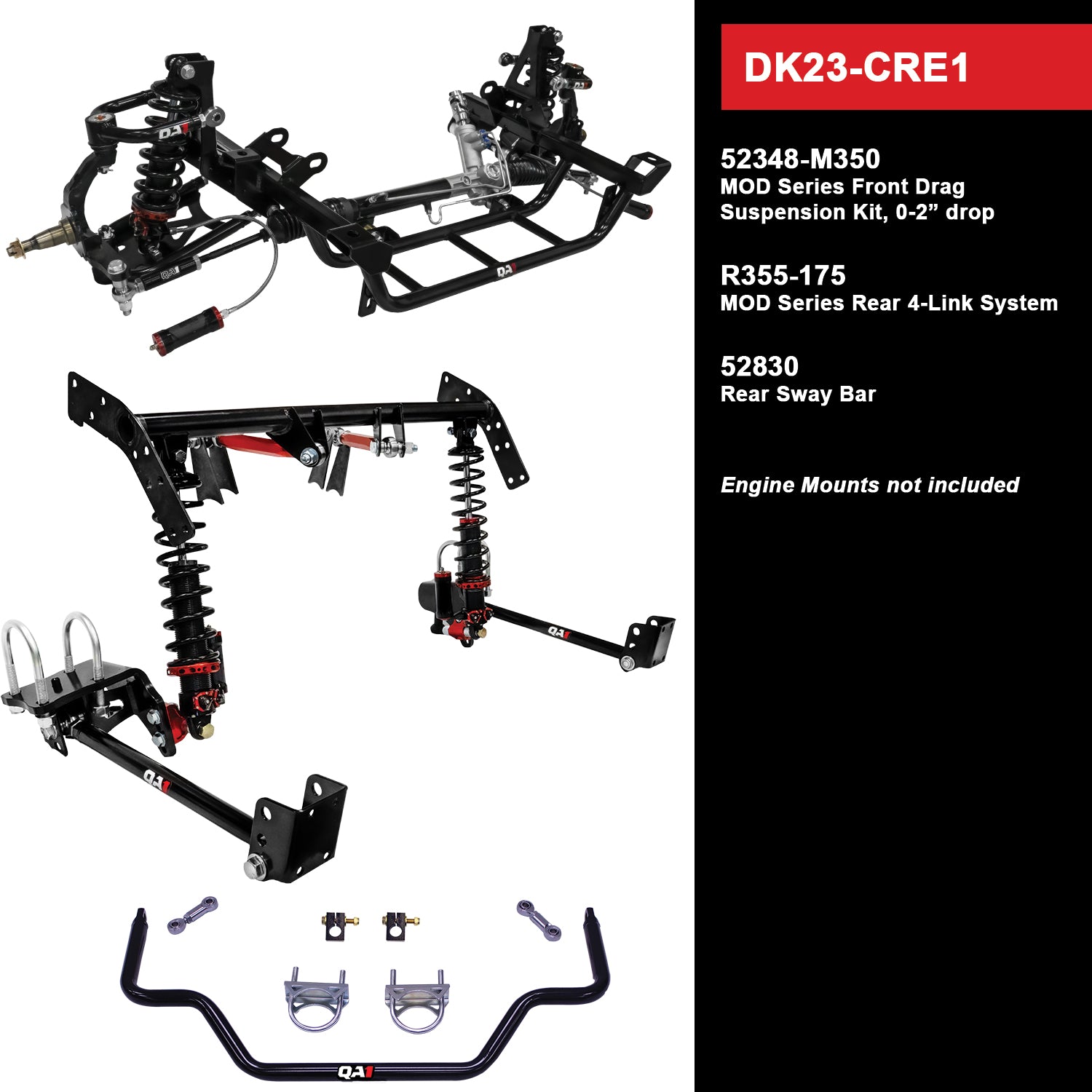 QA1 Drag Kit DK23-CRE1