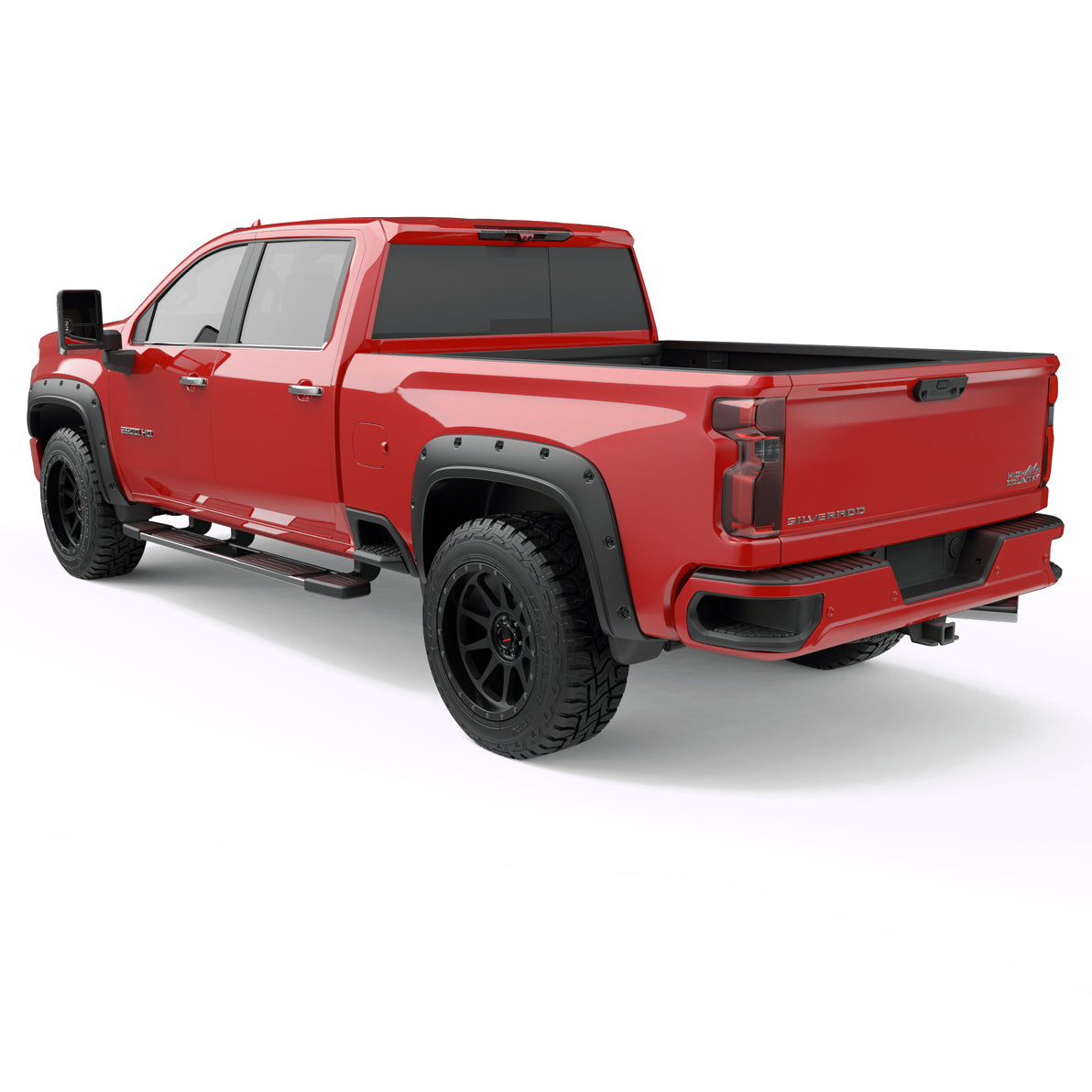 EGR Traditional Bolt-on look Fender Flares with Black-out Bolt Kit 20-22 Chevrolet Silverado 2500HD & 3500HD set of 4