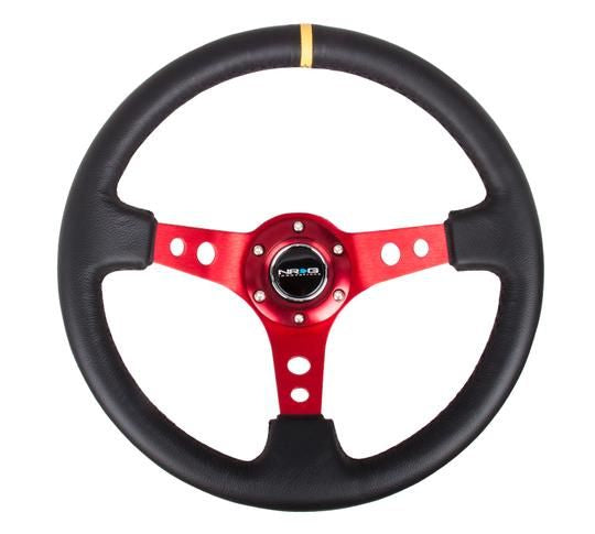 NRG Innovations Reinforced Steering Wheel RST-006RD-Y