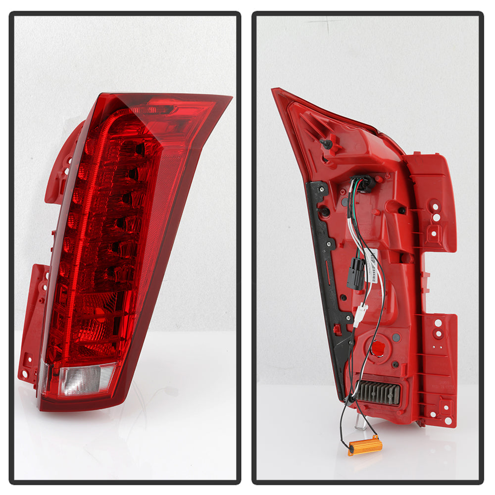 XTUNE POWER 9945571 Cadillac SRX 10 16 Full LED Tail Lights Signal WY21W(Not Included) OE Red