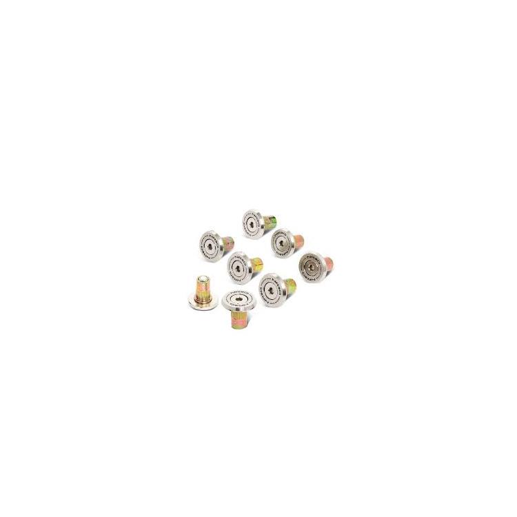 NRG Innovations Fender Washer Kit Titanium Series M6 Size (Fits 10mm Bolts) - Rivets for Plastic FW-380SS