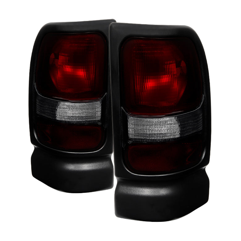 XTUNE POWER 9029813 Dodge Ram 1500 94 01 (Don’t Fit Sport Package) Ram 2500 3500 94 02 Tail Lights Red Smoked