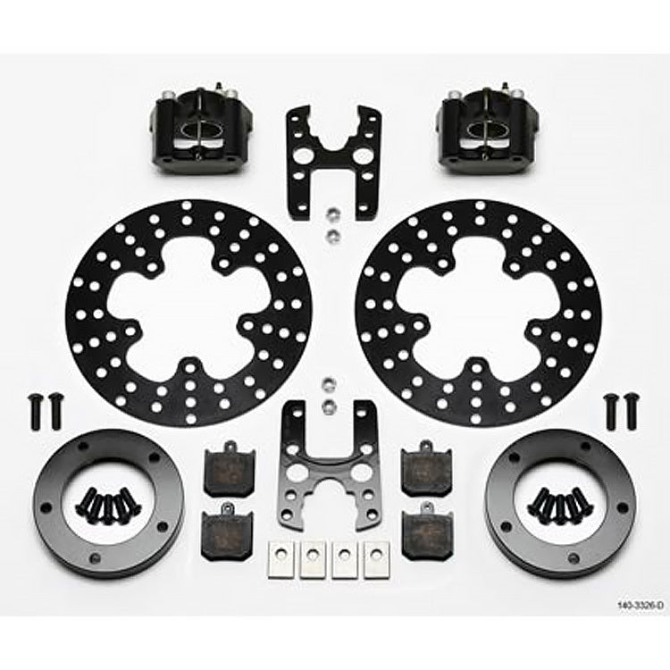 Wilwood Brakes KIT,DRAG,FRONT,P & S SPINDLE 140-3326-D