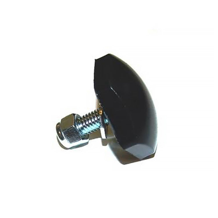 Ridetech 1/2" tall bump stop, polyurethane with 3/8" stud, nut and washer. 90001082