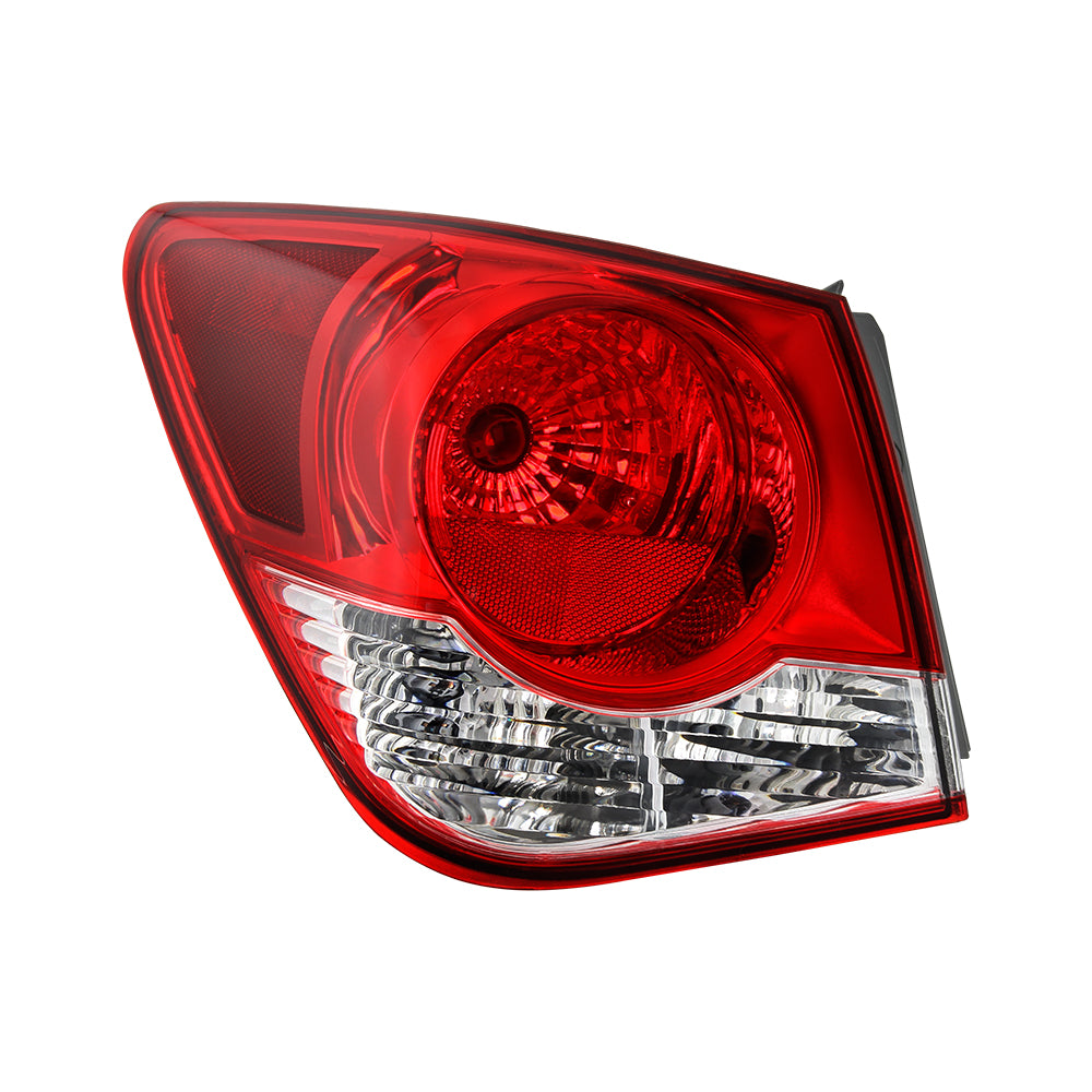 XTUNE POWER 9945724 Chevy Cruze 11 15 Driver Side Tail Light Signal 7440A(Included) ; Reverse 921(Included) ; Brake P21(Included) OEM Outer Left
