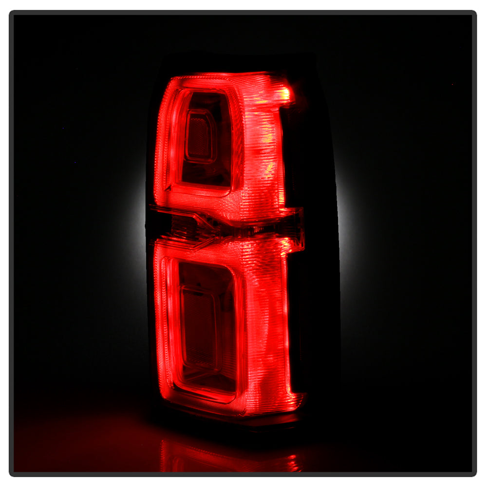 XTUNE POWER 9949616 Chevy Tahoe Suburban 15 19 LED Tail Light GM2800264 GM2801264 Signal 7440(Included) ; Reverse 921(Included) ; Brake 7440(Included) Red Clear