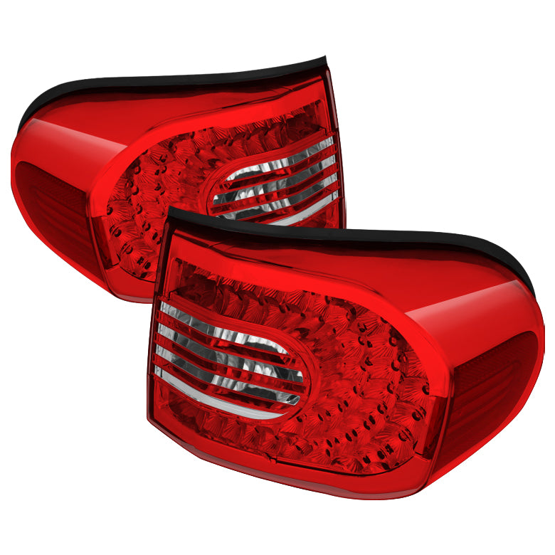 XTUNE POWER 5070593 Toyota FJ Cruiser 07 14 LED Tail Lights Red Clear