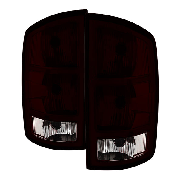 XTUNE POWER 9033551 Dodge Ram 1500 02 06 Ram 2500 3500 03 06 OEM Style Tail Lights Red Smoked