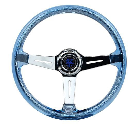 NRG Innovations Reinforced Steering Wheel RST-027CH-BL