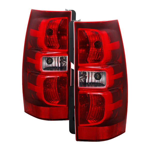 XTUNE POWER 9045813 Chevy Suburban 07 13 Tahoe 07 13 ( 08 13 excluding Hybrid Models ) Tail Lights Signal 3157(Included) ; Reverse 7440(Included) ; Brake 3157(Included) OEM sets