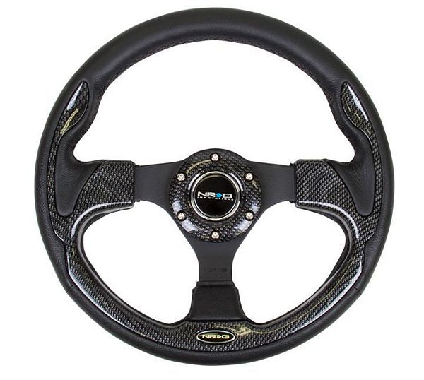 NRG Innovations Carbon Fiber Steering Wheel RST-001CFL