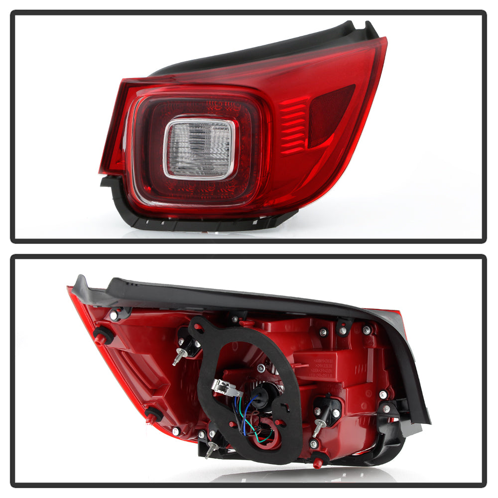XTUNE POWER 9949692 Chevy Malibu 13 15 LTZ 16 Limited LED Tail Lights Signal 7440A(Included) OE Outer Right