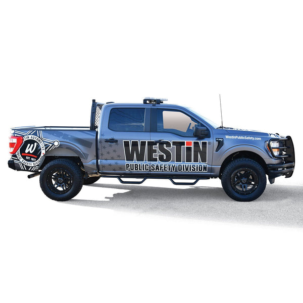 Westin Automotive 20-13945 Outlaw Drop Nerf Step Bars Textured Black