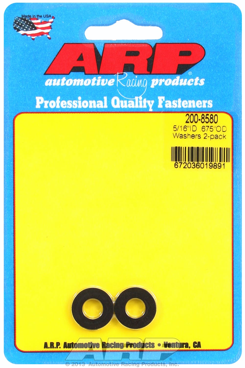 ARP 200-8580 5/16 ID   .675OD Washer Kit