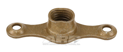 ARP 200-9107 1/4-28 Plate Nut 2-Lug Fixed with Center Sunk Rivet Hole