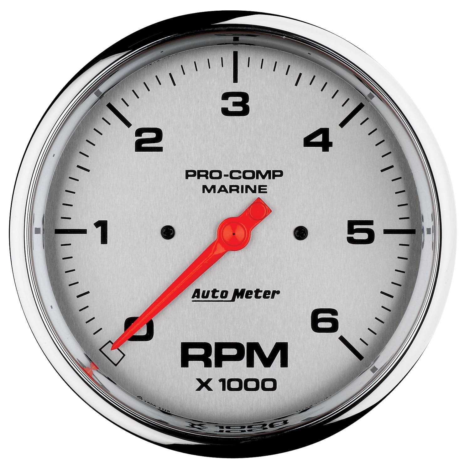 AutoMeter Products 200750-35 Tachometer Gauge, Marine Chrome 5, 6K RPM