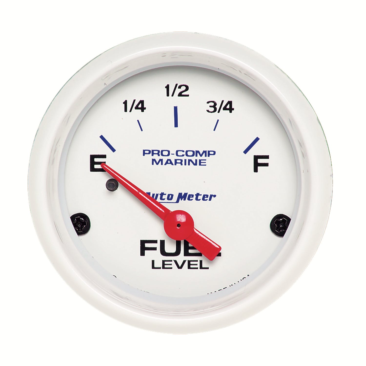 AutoMeter Products 200760 Fuel Level Gauge Electric Marine White 2-1/16 inch 240-33 ohm