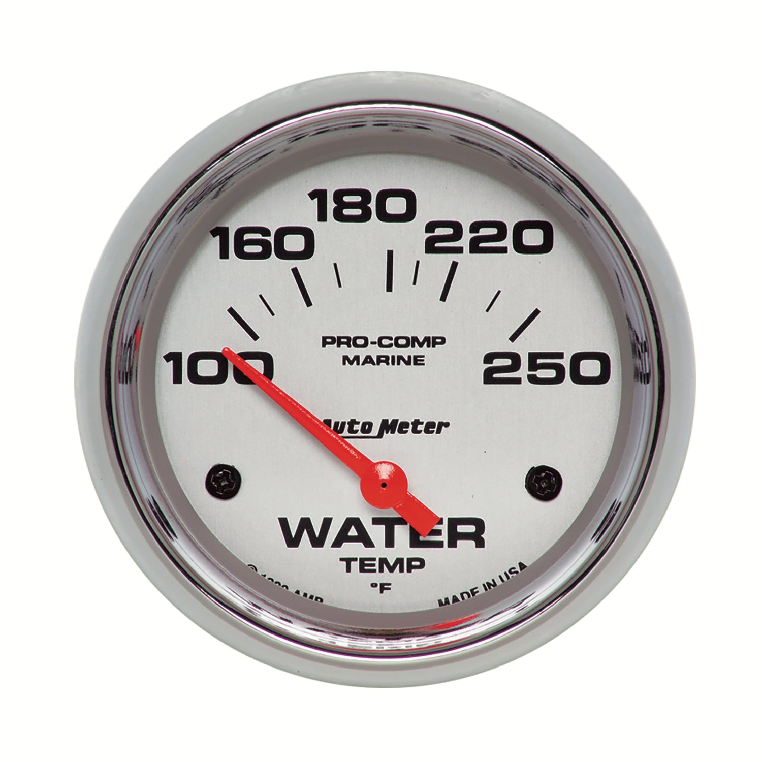 AutoMeter Products 200763-35 Gauge; Water Temp; 2 5/8in.; 100-250° F; Electric; Marine Chrome
