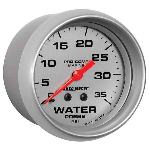 AutoMeter Products 200773-33 Marine Mechanical Water Pressure Gauge