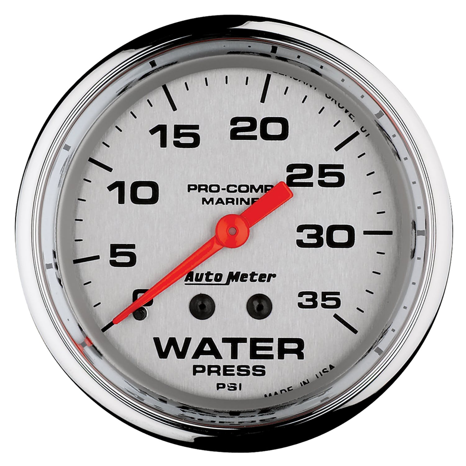 AutoMeter Products 200773-35 Marine Mechanical Water Pressure Gauge
