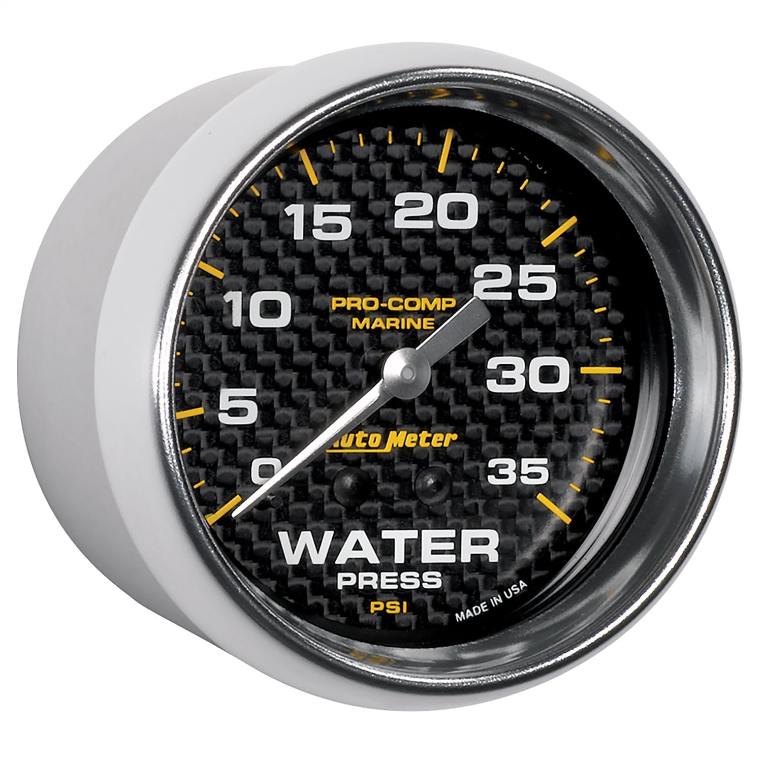 AutoMeter Products 200773-40 Marine Mechanical Water Pressure Gauge