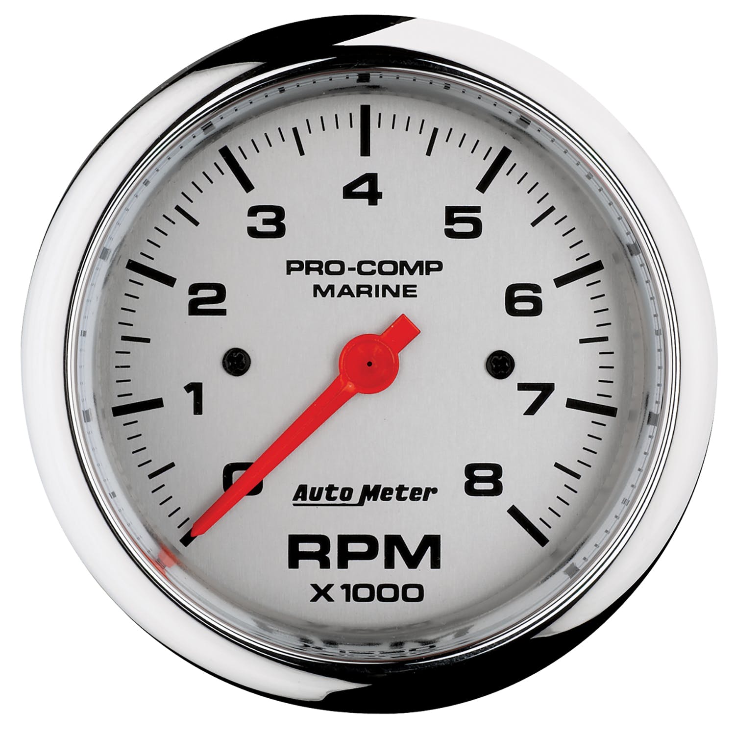 AutoMeter Products 200779-35 Tachometer Gauge, Marine Chrome 3 3/8, 8K RPM