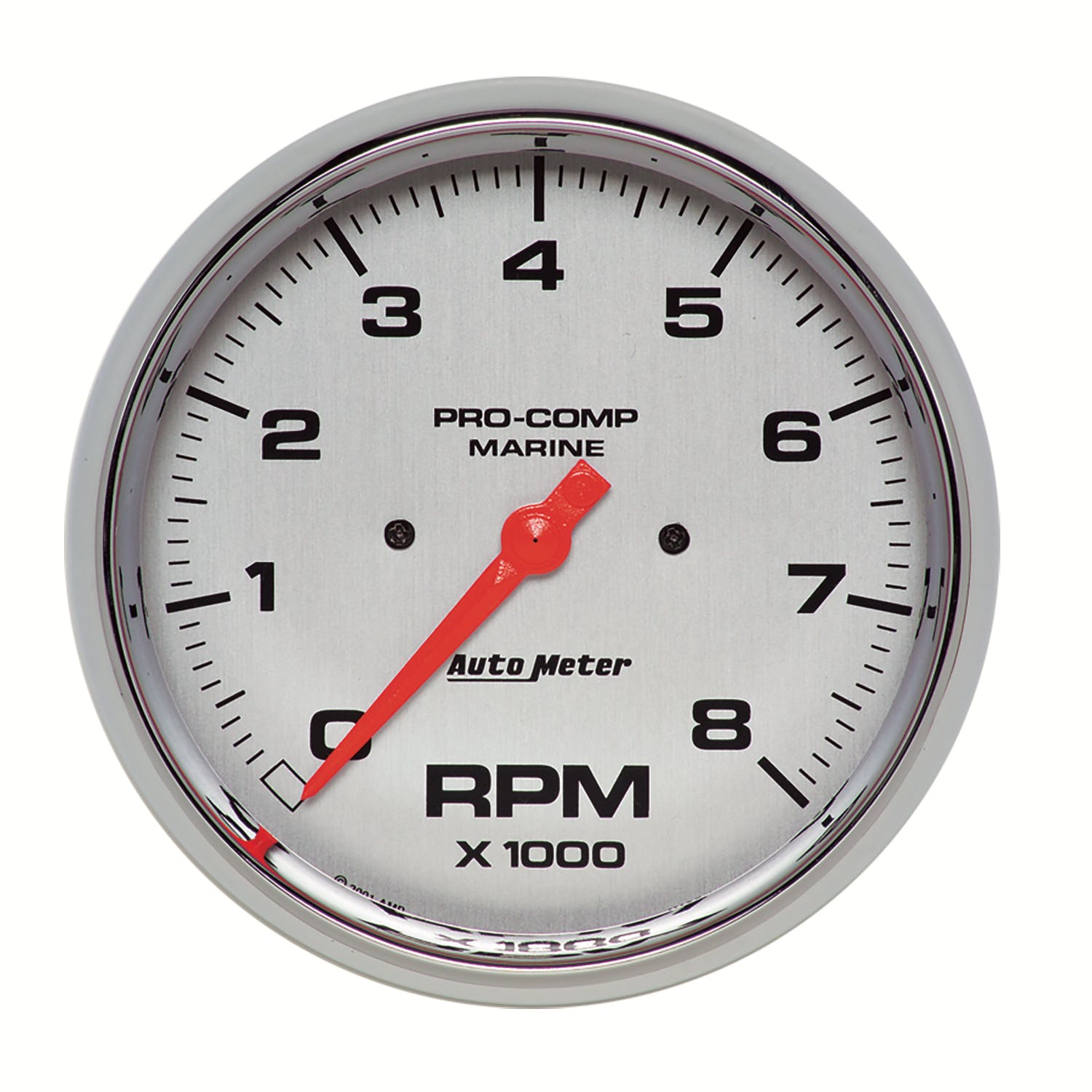 AutoMeter Products 200797-35 Gauge; Tachometer; 5in.; 8k RPM; Marine Chrome