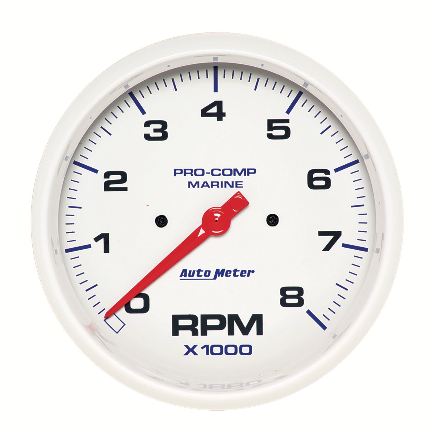 AutoMeter Products 200797 Tachometer Gauge, Marine White 5, 8000 RPM