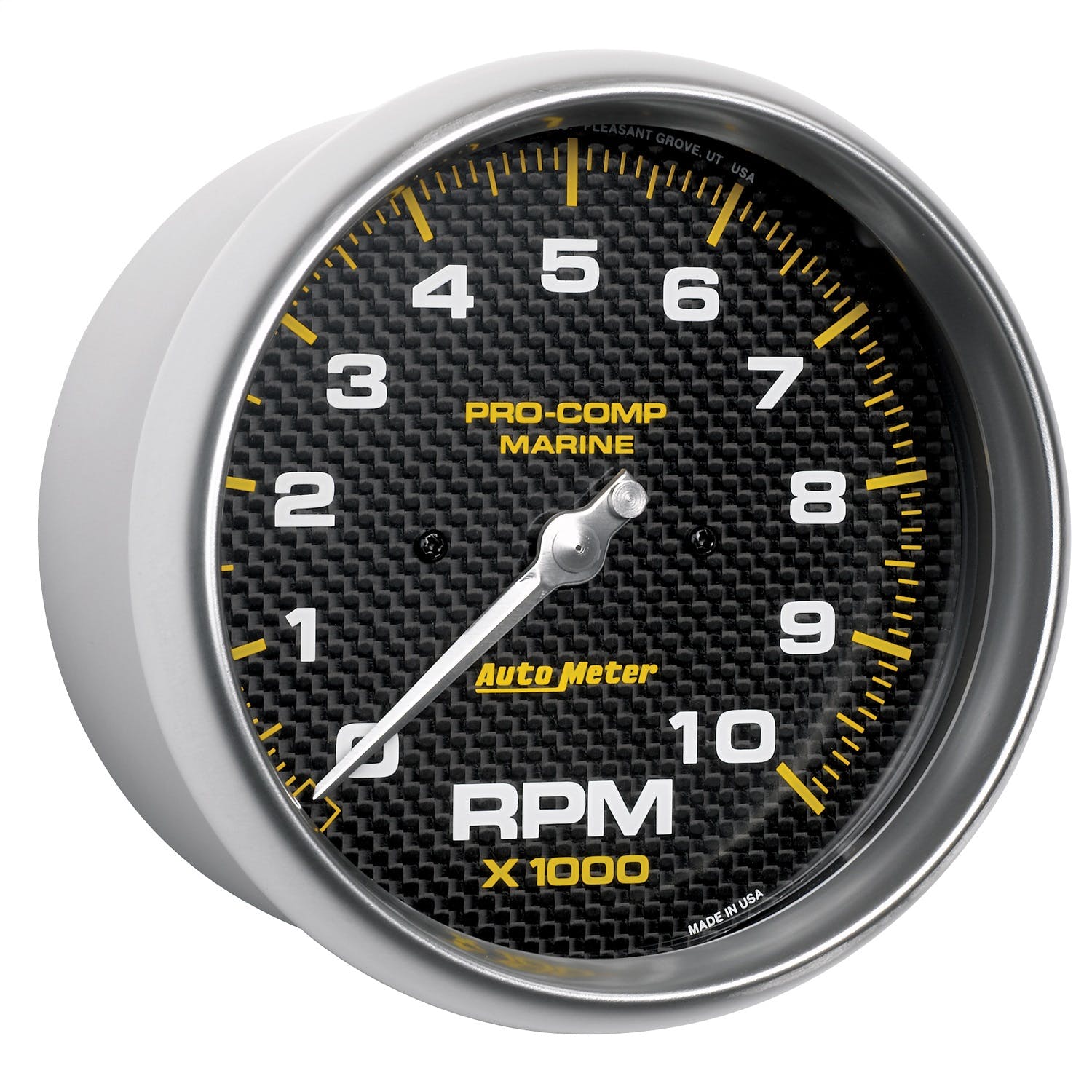 AutoMeter Products 200801-40 Tachometer, Marine Carbon Fiber 5, 10K RPM