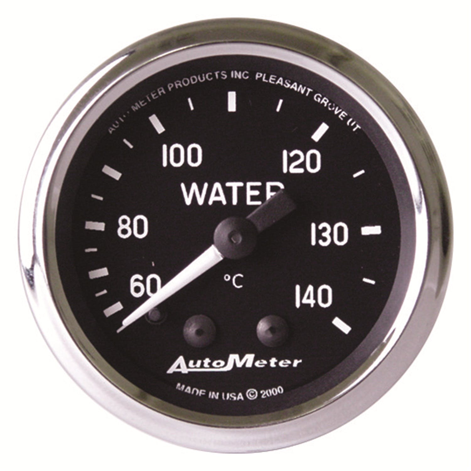 AutoMeter Products 201007 Gauge; Water Temp; 2 1/16in.; 60-140deg.C; Mechanical; Cobra