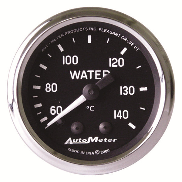 AutoMeter Products 201007 Gauge; Water Temp; 2 1/16in.; 60-140deg.C; Mechanical; Cobra