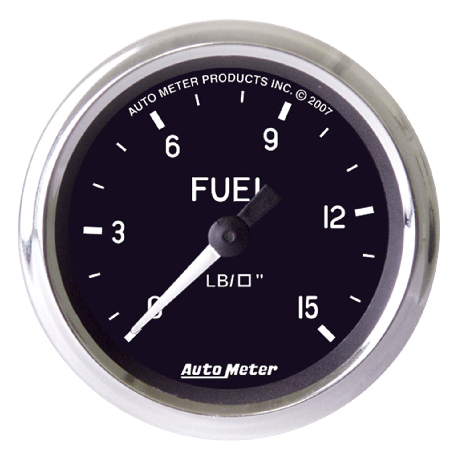 AutoMeter Products 201010 GAUGE; FUEL PRESSURE; 2 5/8in.; 15PSI; MECH. INCL. ISOLATOR; COBRA