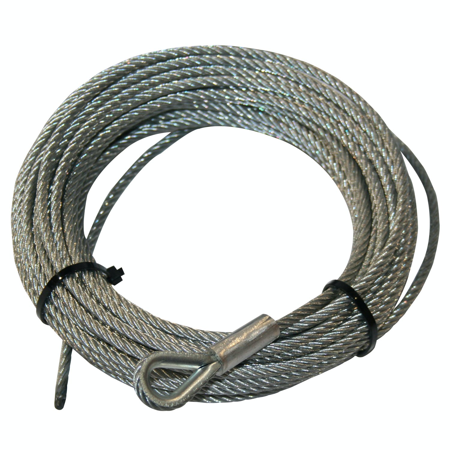 Bulldog Winch Co LLC 20222 Wire Rope for 15017, 3/16x45