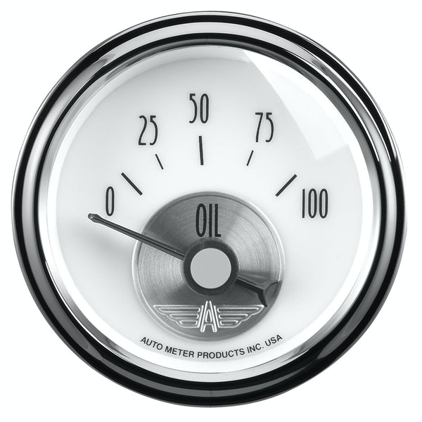 AutoMeter Products 2026 2-1/16 Oil Press 0-100 psi SSE Prestige Pearl