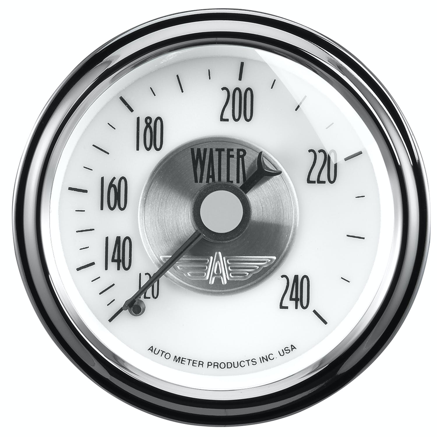 AutoMeter Products 2031 Gauge; Water Temp; 2 1/16in.; 240° F; Mech; Prestige Pearl