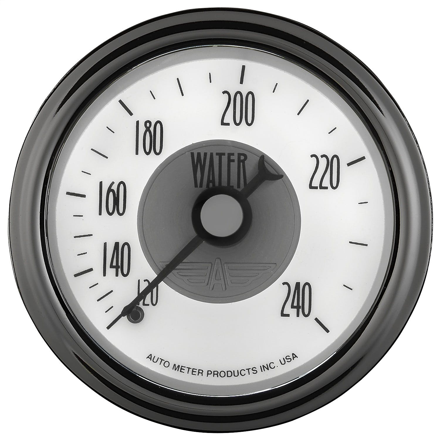 AutoMeter Products 2031 Gauge; Water Temp; 2 1/16in.; 240° F; Mech; Prestige Pearl