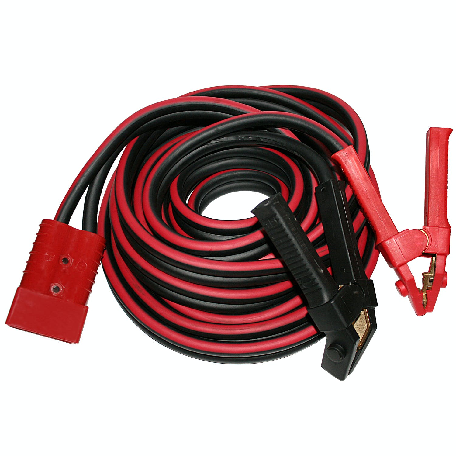 Bulldog Winch Co LLC 20335 Booster Cable Set, 25ft x 1/0ga with clamps and plug