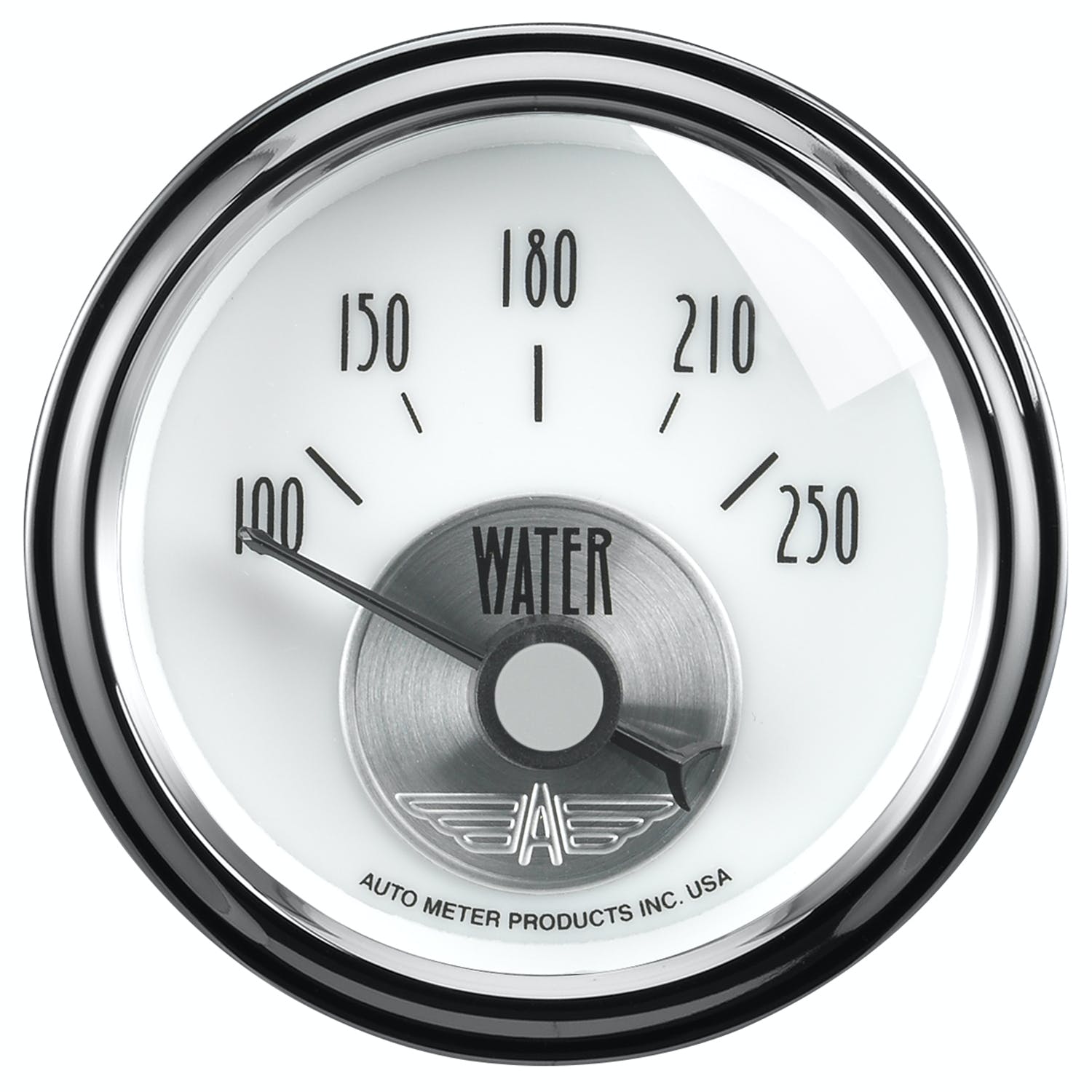 AutoMeter Products 2039 Gauge; Water Temp; 2 1/16in.; 250° F; Elec; Prestige Pearl
