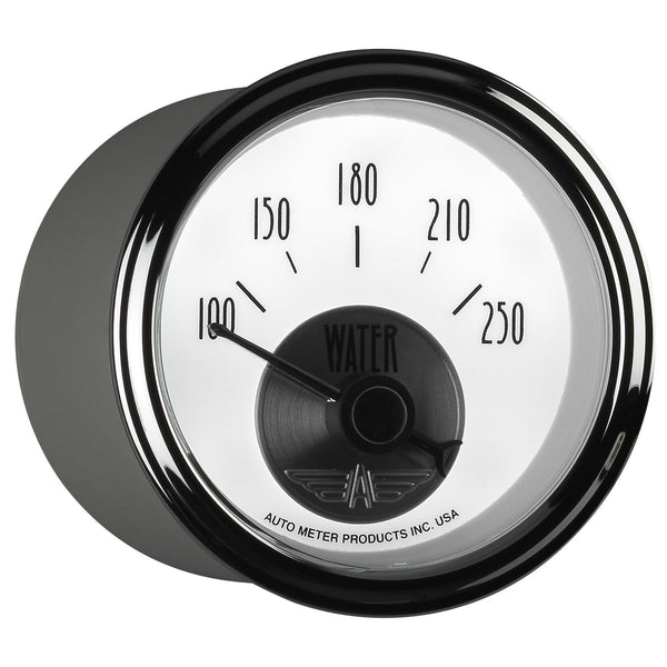 AutoMeter Products 2039 Gauge; Water Temp; 2 1/16in.; 250° F; Elec; Prestige Pearl