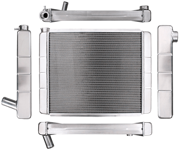 Northern Radiator 204122 Race Pro Radiator - 26 x 19 GM Radiator With Threaded Inlet Connection