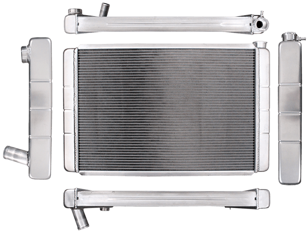 Northern Radiator 204124 Race Pro Radiator - 31 x 19 GM Double Pass With Threaded Inlet Connection