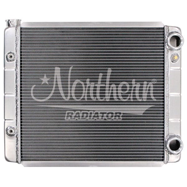 Northern Radiator 204127 Race Pro Radiator - 24 x 19 Double Pass LS Conversion With Threaded Connections
