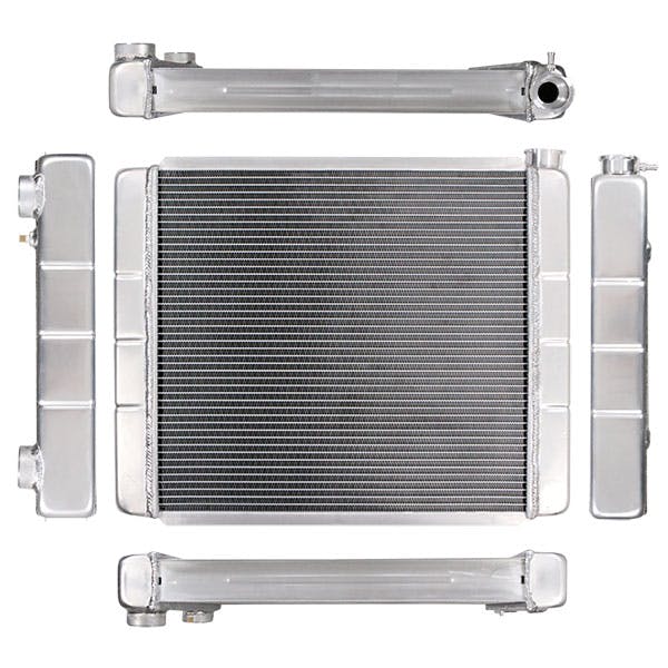 Northern Radiator 204127 Race Pro Radiator - 24 x 19 Double Pass LS Conversion With Threaded Connections