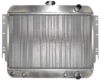 Northern Radiator 205200 Muscle Car Radiator - 20 1/2 x 24 3/4 x 3 (DOWNFLOW) W/ CONNECTIONS ON RIGHT