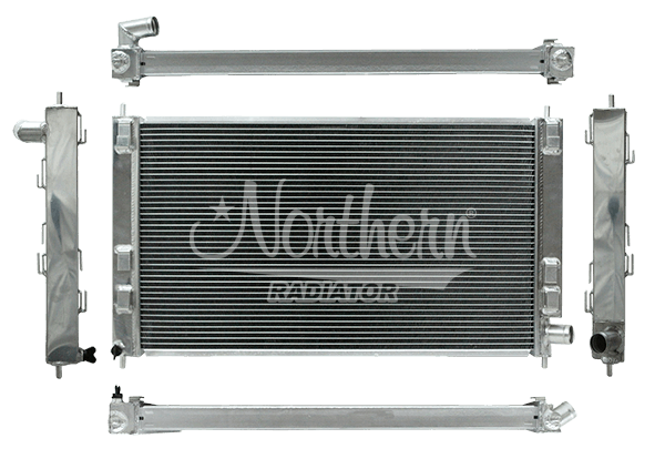 Northern Radiator 205240 Sport Compact Radiator - 31 1/2 x 16 3/4 x 2 1/4
