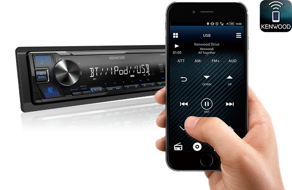 Kenwood KMM-BT232U Digital Media Receiver with Bluetooth