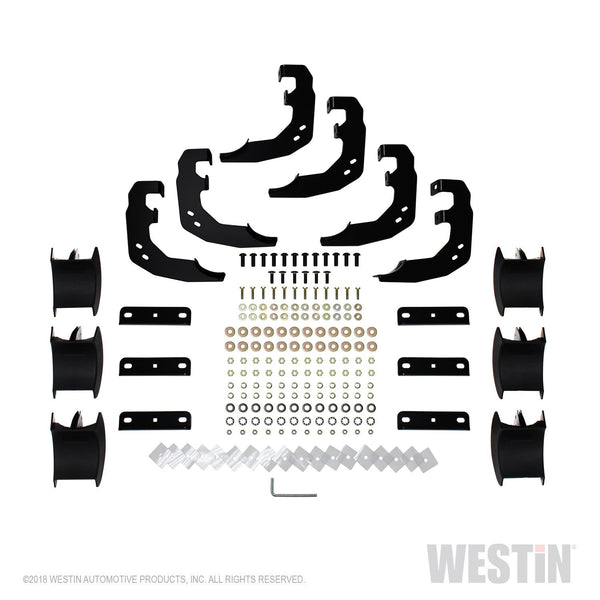 Westin Automotive 21-24085 Pro Traxx 4 Oval Nerf Step Bars Black