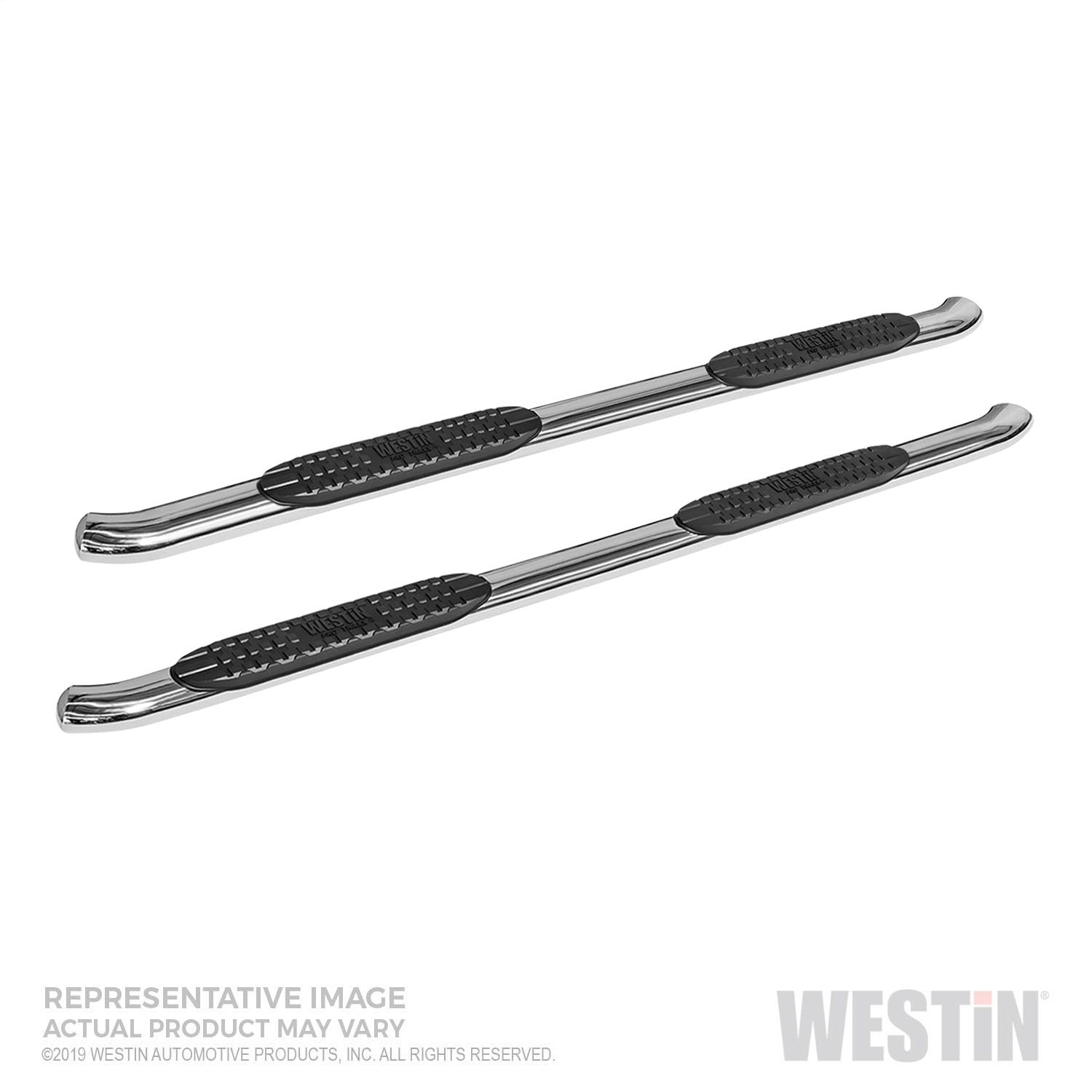 Westin Automotive 21-24120 Pro Traxx 4 Oval Nerf Step Bars Stainless Steel