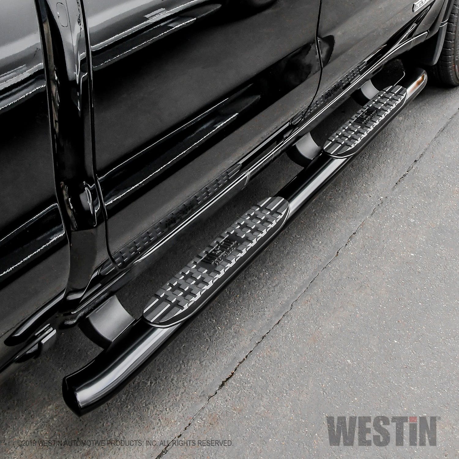 Westin Automotive 21-24125 Pro Traxx 4 Oval Nerf Step Bars Black