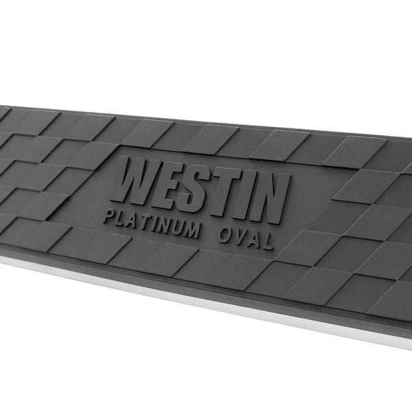 Westin Automotive 21-3810 Platinum 4 Oval Nerf Step Bars Stainless Steel